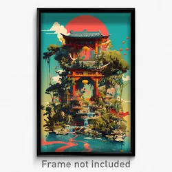 Indonesian Movie Poster - Esteemed Terrarium (Indonesia Retro Film Art Print)