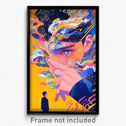 Thai Movie Poster - Boy Feeling Worried, Immaterial Micro (Thailand Art Print)