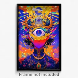 Art Poster - International Barony (Psychedelic Trippy Weird 11x17 Print)