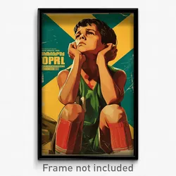 Brazilian Movie Poster - Boy Feeling Glumness, Warped Track Suit (Art Print)