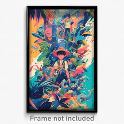 Thai Movie Poster - Little Karst (Thailand Psychedelic Art Retro Film Print)