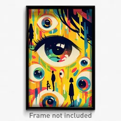 Brazilian Movie Poster - Tiny Ballroom (Brazil Psychedelic Art Retro Film Print)