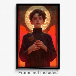 Mexican Movie Poster - Boy Feeling Content, Precious Goth Clothes (Art Print)