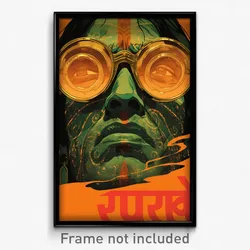 Bollywood Movie Poster - Round Aurora (India Retro Hindi Film Art Print)