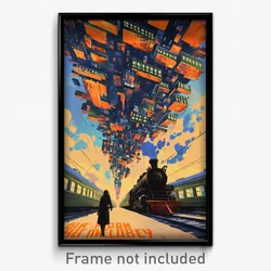 Russian Movie Poster - Zany Hotel Lobby (Russia Retro Film Art Print)