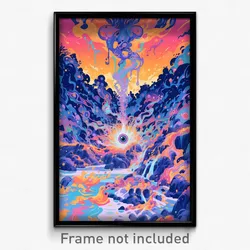 Art Poster - Brisk Middens (Psychedelic Trippy Weird 11x17 Print)