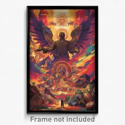 Mexican Movie Poster - Angelic Reaches (Mexico Psychedelic Art Retro Film Print)