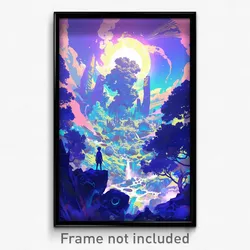 Art Poster - Pretty Lookout (Psychedelic Trippy Weird 11x17 Print)