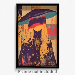 Vietnamese Movie Poster - Girl Feeling Apprehension, Colorless Hat Feather