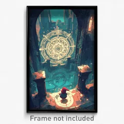 Art Poster - A Cosmic Weaver Spinning Constellations Into Existence