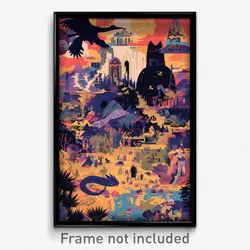 Icelandic Movie Poster - Lovely Video Game (Iceland Retro Film Art Print)