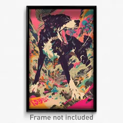 Greek Movie Poster - Spotless Dog (Greece Psychedelic Art Retro Film Print)
