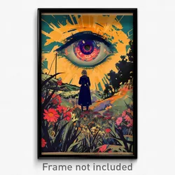 Greek Movie Poster - Awesome Country (Greece Psychedelic Art Retro Film Print)