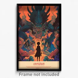 Thai Movie Poster - Complicated Rest (Thailand Psychedelic Art Retro Film Print)