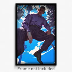 Movie Art Poster - Man Feeling Envy, Bumpy High Waist Pants (Retro Film Print)
