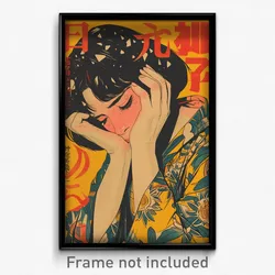 Vietnamese Movie Poster - Boy Feeling Depressed, Radiant Yellow Kimono (Print)