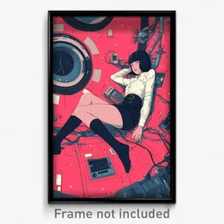 Movie Art Poster - Girl Feeling Isolated, Grand Bobby Socks (Retro Film Print)