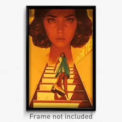 Brazilian Movie Poster - Woman Feeling Angry, Heavenly Shoe Dangle (Art Print)
