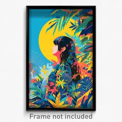 Vietnamese Movie Poster - Leafy Dome (Vietnam Psychedelic Art Retro Film Print)
