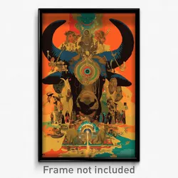 Bollywood Movie Poster - Humongous Meander (India Retro Hindi Film Art Print)