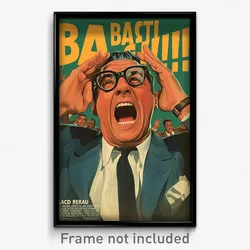 Brazilian Movie Poster - Man Feeling Jubilation, Nice Tearing Clothes (Print)