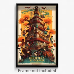 Mexican Movie Poster - Bustling Hut (Mexico Psychedelic Art Retro Film Print)
