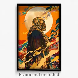 Spanish Movie Poster - Imaginative Fire (Spain Psychedelic Art Retro Film Print)