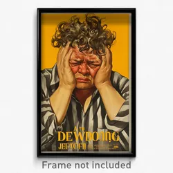 German Movie Poster - Man Feeling Agitation, Gripping Frilled Shirt (Art Print)