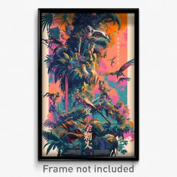 Chinese Movie Poster - Gregarious Rainforest (China Retro Film Art Print)