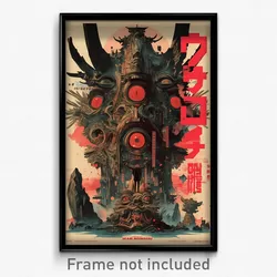 Thai Movie Poster - Warlike Promontory (Thailand Retro Film Art Print)