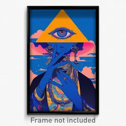 Art Poster - Outstanding Protectorate (Psychedelic Trippy Weird 11x17 Print)