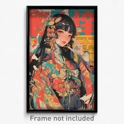 Vietnamese Movie Poster - Girl Feeling Arrogant, Aged Ribbon Trimmed Dress