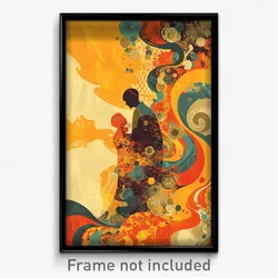 Art Poster - Antique Mere (Psychedelic Trippy Weird 11x17 Print)