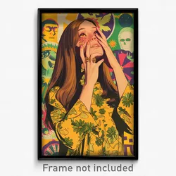 German Movie Poster - Girl Feeling Awe, Adorable Tunic (Germany Film Art Print)