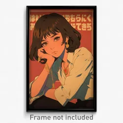 Thai Movie Poster - Girl Feeling Dazed, Valuable Heart Necklace (Art Print)