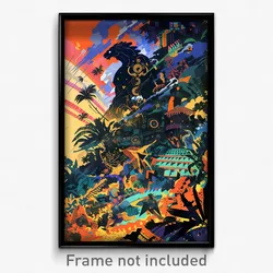 Spanish Movie Poster - Shadowy Relicry (Spain Psychedelic Art Retro Film Print)