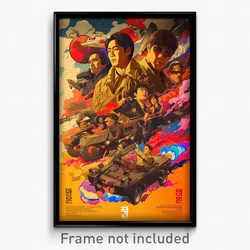Korean Movie Poster - Harmonious Battlefield (Korea Retro Film Art Print)