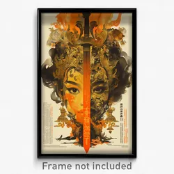 Indonesian Movie Poster - Treasured Crown (Indonesia Retro Film Art Print)