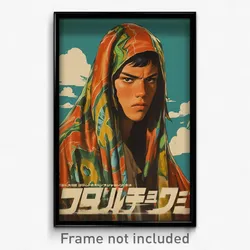 Brazilian Movie Poster - Boy Feeling Disgruntled, Novel Hooded Cloak (Art Print)