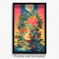 Bollywood Movie Poster - Unique Exotic Island (India Retro Hindi Film Art Print)