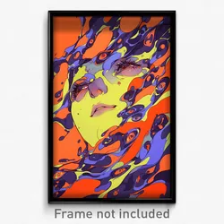 Art Poster - Rectangular Notebook (Psychedelic Trippy Weird 11x17 Cartoon Print)
