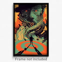German Movie Poster - Old Scrub (Germany Psychedelic Art Retro Film Print)