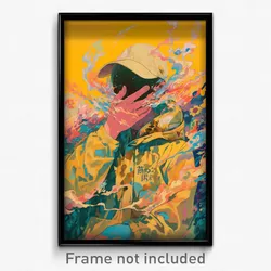 Vietnamese Movie Poster - Boy Feeling Numb, Multicolored Peaked Cap (Art Print)