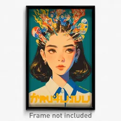 Thai Movie Poster - Girl Feeling Doubt, Able Grey Shorts (Thailand Art Print)