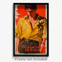 German Movie Poster - Man Feeling Troubled, Original Crop Top Overhang (Print)
