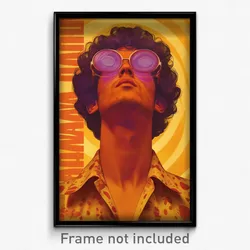Spanish Movie Poster - Man Feeling Infatuation, Scientific Purple Tinted Eyewear