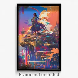 Bollywood Movie Poster - Glitchy Loch (India Retro Hindi Film Art Print)