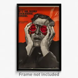 German Movie Poster - Man Feeling Desire, Antique Tinted Eyewear (Art Print)