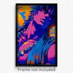 Anime Art Poster - Man Feeling Ennui Wearing Classic Shell Necklace (Print)
