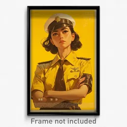 Indonesian Movie Poster - Girl Feeling Schadenfreude, Well Worn Naval Uniform